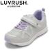  Kids спортивные туфли девочка спортивная обувь посещение школы посещение детского сада la brush LUVRUSHbai super Star легкий бег ...Ag+ антибактериальный дезодорация Heart 2E серый LV1256 SALE