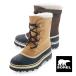 SORELsoreru Carib - гонки выше мужской ботинки водонепроницаемый winter ботинки CARIBOU WP NM1000 281 Buff / 238 Bruno