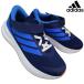  спортивные туфли Adidas core faito6.0 EL C KI1770 темно-голубой 18cm~21.5cm Kids Junior текстильная застёжка бег обувь ребенок обувь резина шнур обувь 