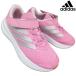  спортивные туфли Adidas core faito6.0 EL C KI1771 розовый / серебряный 19cm~21.5cm Kids Junior текстильная застёжка бег обувь ребенок обувь резина шнур обувь 