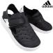  Adidas вода сандалии 2 C JP9417 черный / белый 18cm~22cm Kids Junior спорт сандалии aqua обувь морской обувь текстильная застёжка 