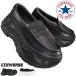  толщина низ Loafer Converse City высокий k Loafer черный черный монохромный -m23.5cm 24cm женский толщина низ повседневная обувь ALL STAR CITYHIKE LOAFER