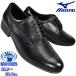  Mizuno бизнес прогулочные туфли B1GM2501 09ek скользящий PT2 черный 25.5cm~28cm мужской бизнес обувь чёрный обувь джентльмен обувь натуральная кожа кожа обувь 3E соответствует 