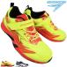  спортивные туфли Achilles . пара ( мужчина )JJ208 neon желтый чёрный 17cm~25cm Kids Junior обувь спортивная обувь ребенок обувь посещение школы обувь текстильная застёжка 2.5E
