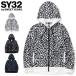 SY32 мужской RASH GUARD GRAPHIC ZIP HOODIE одежда tops Rush Guard длинный рукав пляж бассейн 32-26SN1-44