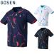  Gosen мужской женский игра рубашка теннис одежда состязание бадминтон tops короткий рукав дезодорация . пот скорость . движение спорт T2640