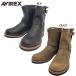  Avirex мужской женский Hornet HORNET engineer boots ботинки обувь обувь Short кожа натуральная кожа Biker casual AV2225