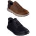 Skechers Slip-ins GARZA-GERVIN 205046 Skechers slip in zgaru The -ga- ведро BBK черный CDB темно-коричневый резина шнурок туфли без застежки 