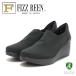 fiz Lee nFIZZ REEN 804 темно-коричневый ( женский ) Wedge каблук стрейч . глубокий туфли-лодочки EEE( сделано в Японии ) водоотталкивающий 