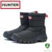  Hunter HUNTER WFS2108WWU( женский ) оригинал in shu Ray tido Short боты : черный водонепроницаемый ботинки Raver подошва winter ботинки 