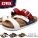 EDWIN Edwin сандалии мужской популярный простой Basic foot спальное место casual комфорт чёрный 