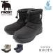  ботинки женский средний Short водонепроницаемый . скользить mozmoz мутон ..... легкий чёрный - - фреон gmz5390