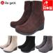 ligeta женский боковой Zip имеется под замшу короткие сапоги ботинки обувь обувь Short модный сделано в Японии замша модель R-609C