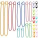 DanYun 12 pcs set fray cease knitting 20 pieces set number of steps marker safety pin knitting tool aluminium alloy crochet needle braided large middle small sweater 6cm~20cm knitting road 