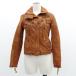 NORTH BEACH / North beach rider's jacket / leather jacket / original leather / Brown / size S lady's fashion used 