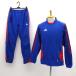 adidas / Adidas выставить / тянуть over / брюки голубой × красный / размер M JD1042 мужская мода б/у 