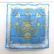 HERMES / Hermes Calle 90 шарф FARURES DES SABLES песок .. аксессуары blue blur ndo б/у 