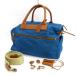 Felisi / Felisi сумка "Boston bag" /2way/ нейлон × кожа / голубой 20314/1/DS мужская мода б/у 