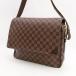 LOUIS VUITTON / Louis Vuitton Damier eben ракушка тонн MMmesenja- сумка на плечо N41149 бренд б/у 