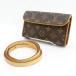 LOUIS VUITTON / Louis Vuitton небольшая сумочка *f Rolland чай n талия набедренная сумка монограмма M51855 бренд б/у 