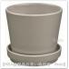IKEA/ Ikea KLOTLONN/ Claw to long цветочный горшок поддонник есть 9 cm серый бежевый (105.840.06/10584006)