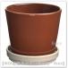 IKEA/ Ikea KLOTLONN/ Claw to long цветочный горшок поддонник есть 12 cm красный Brown / свет бежевый (505.982.66/50598266)