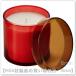 IKEA/ Ikea DVARGHOK/doveli Hawk ароматическая свеча стекло контейнер ввод крышка имеется 9 cm*50 час citrus. цветок / красный orange * желтый Brown 