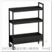 IKEA/ Ikea NISSAFORS/ nissa сила Wagon 50.5x19x67 cm черный (906.029.83/90602983)