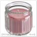 IKEA/ Ikea HOKGOK/ Hawk шутки ароматическая свеча стакан ввод 5 cm*12 час красный Berry / свет розовый (906.087.39/90608739)