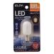  (ELPA) LEDʥĥ LEDŵ  E12 100V 0.5W ŵ忧  LDT1L-G-E12-G101