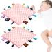  baby tag attaching towel .....25CMx25CM square small size blanket colorful . tag attaching baby .......3. month and more. baby man . woman 