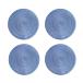 SATiNU place mat p race mat insulation mat Lamy Coaster round slip prevention circle wash 4 piece set ( blue )