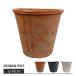  цветочный горшок модный керамика горшок MOSS pot KT101-160 5 номер (16cm) горшок низ дыра есть неглазурованный фарфор . горшок терракота красный черный 