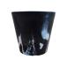  цветочный горшок модный легкий BLACKPOT черный pot MA113-200 7 номер (20cm) горшок низ дыра есть * нет простой стильный пластик белый черный серый 