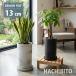  цветочный горшок модный цемент цилиндр высокий pot MM015-250 4 номер (13cm) горшок низ дыра есть поддонник имеется белый черный бетон style поясница высота горшок 