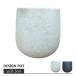  цветочный горшок модный стакан волокно o Rudy ne-ru раунд UN245-315 10.5 номер (31.5cm) горшок низ дыра есть легкий легкий большой круглый pot серый 