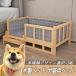  pet house wooden bed kennel dog . four season circulation small size dog medium sized dog large dog pet bed dog house natural tree cat for bed dog for bed pet accessories interior mat stylish 
