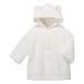  baby goods MiKiHOUSE Miki House baby bathrobe 40-3814-457 man girl F(70-90) white 