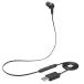  Elecom headset микрофон для наушников USB подключение монофонический черный HS-EP18UBK