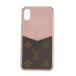  Louis Vuitton LOUIS VUITTON монограмма / Taiga лама iPhoneX XS iPhone бампер смартфон кейс rose пудель M68892 подлинный товар гарантия 