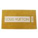  Louis Vuitton LOUIS VUITTON Logo большой размер махровое покрывало покрывало хлопок оттенок желтого белый подлинный товар гарантия редкий редкость как новый 