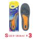�h�N�^�[�V���[�� �W�F���A�N�e�B�u �C���\�[�� ���[�N �����d���p S 22.5cm-26.0cm x3�� ����