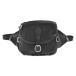 CHROME HEARTS Chrome Hearts SNAT PACK No1 XPAC NYLON BLACKs nut pack waist bag quilting nylon × leather black 