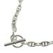 HERMES Hermes 00s Chaine d'Ancre Necklace Silver925 PMshe-n Dunk ru длинный колье 126 koma серебряный 