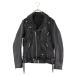 CHROME HEARTS Chrome Hearts JJ DEAN JJ Dean daga- Zip Rider's leather jacket black 