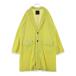 UNUSED Anne б/у Chesterfield coat futoshi . вельвет Пальто Честерфилд желтый 