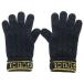 GUCCI Gucci Logo Wool Gloves с логотипом кожа переключатель шерсть перчатки перчатка черный 668730 4SAAX