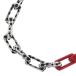  Louis Vuitton монограмма цепь Infinity точка тыква колье подвеска цепь серебряный × черный × красный M01087
