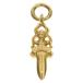 CHROME HEARTS Chrome Hearts 22k #5DAGGER #5daga- очарование подвеска с цепью Gold 