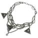 DIOR Dior BRACELET BUCKLE CHAIN LINK MONOGRAM CD цепь браслет серебряный женский 